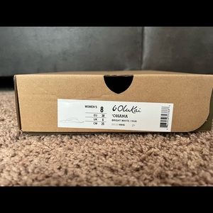 Women’s Olukai Ohana Sandals Bright White/Hua Size 8